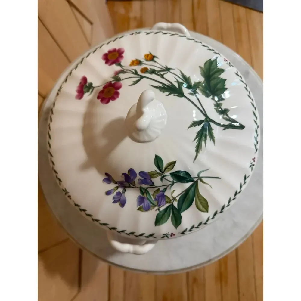 Vintage Mikasa Maxima Summer Symphony Lidded Casserole Server 2.5 Qt